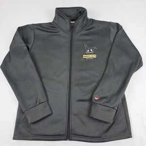 Pokémon Mimikyu Jacket Mens Medium Gray Full Zip Fleece Anime Graphic No.778
